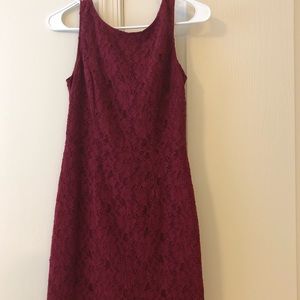 Banana republic shift lace dress